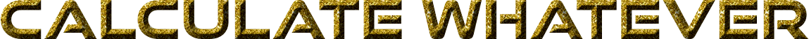 calculatewhatever com